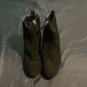 Black Suede Ankle Boots